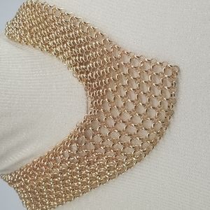 AS Beautiful Golden Mesh Necklace